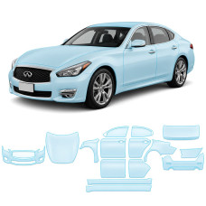 Антигравийная защитная бронепленка по лекалам для Infiniti Q70 Y51 2014-2019 - полный кузов