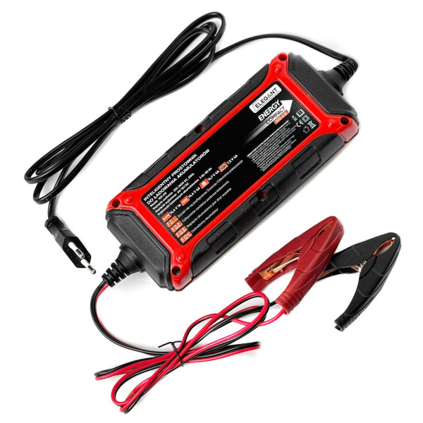 Автоматическое импульсное зарядное устройство Elegant Compact 6-12 V / 4 А (EL 100 415)
