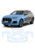 Антигравийная защитная бронепленка по лекалам для Audi Q7 4M facelift 2020-2024 - передняя часть авто (капот бампер фары крылья)