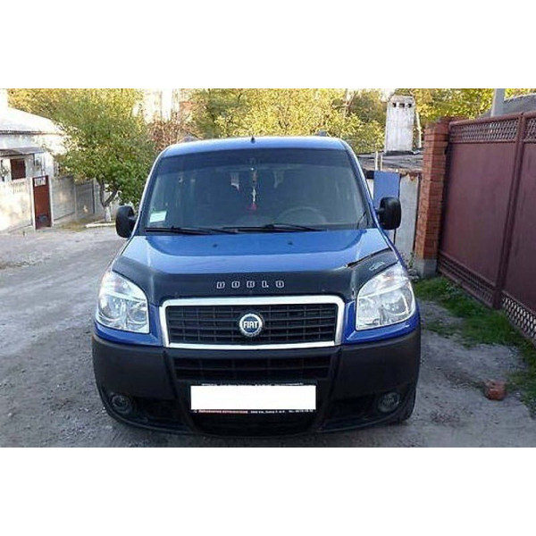 Дефлектор капоту мухобійка для Fiat Doblo 2005-