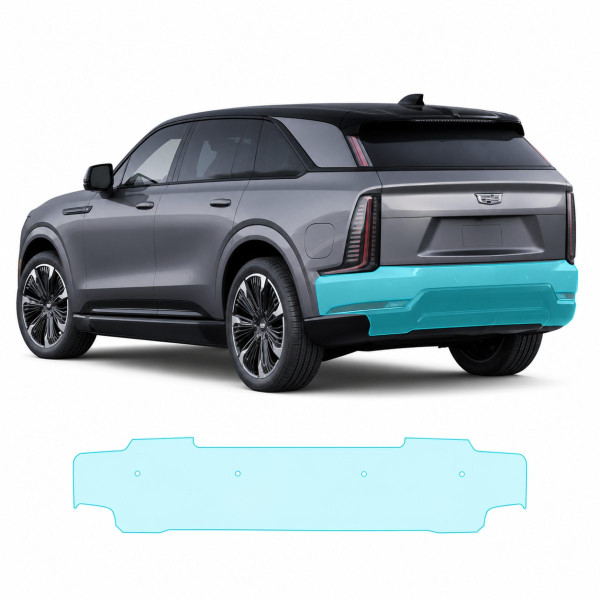 Антигравийная защитная бронепленка по лекалам для Cadillac Escalade IQ EV 2024- задний бампер