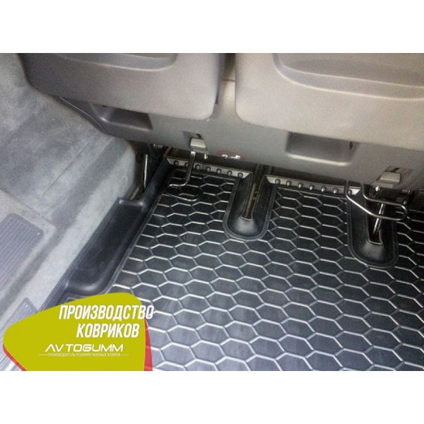 Автомобильный коврик в багажник Mercedes Viano W639 2007- Long / Резино - пластик