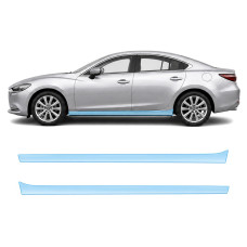 Антигравийная защитная бронепленка по лекалам для Mazda Mazda6 GL facelift 2018- нижняя зона кузова пороги