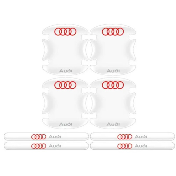 Комплект захисних плівок Нано під ручки авто (відбійник на дверях) Audi 8 шт