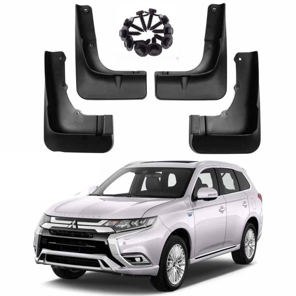 Брызговики для Mitsubishi Outlander 2012-2016 Europe USA (без расширителей арок) комплект 4 шт (BMTOT1321)