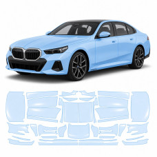 Антигравийная защитная бронепленка по лекалам для BMW i5 G60 2023- полный кузов