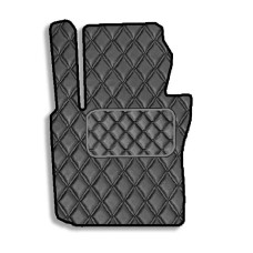 Килимок водія для Skoda Octavia A5 2004-2013 Екошкіра 1 шт (Rombus)