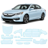 Антигравійна захисна бронеплівка за лекалами для Honda Accord IX facelift 2016-2017 - повний кузов