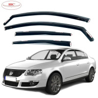 Дефлекторы окон ветровики HIC для Volkswagen B6 B7 2005-2019 вставные Оригинал (VW15-IN)