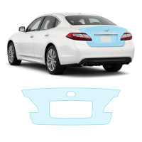 Антигравійна захисна бронеплівка за лекалами для Infiniti Q70 Y51 2014-2019 - зона кришки багажника