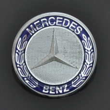 Емблема для Mercedes 75 мм пластикова
