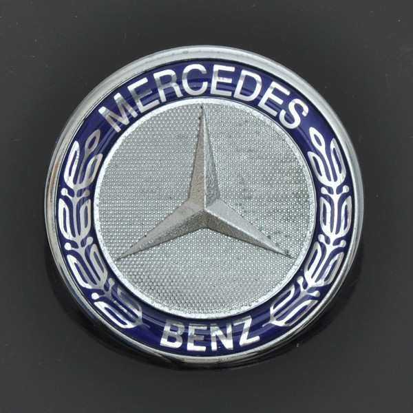 Емблема для Mercedes 75 мм пластикова