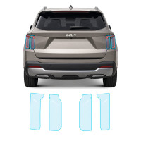 Антигравийная защитная бронепленка по лекалам для Kia Sorento MQ4 facelift 2024- задние фонари стопы