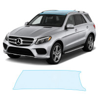 Антигравійна захисна бронеплівка за лекалами для Mercedes-Benz GLE W166 facelift 2015-2019 - зона даху