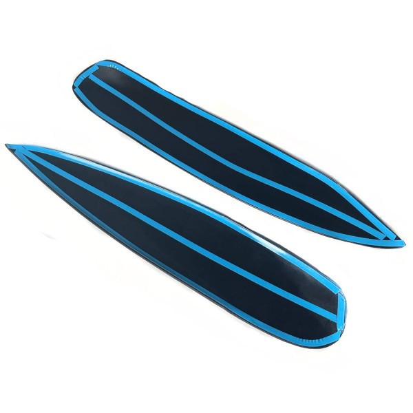 Вії фар для Mitsubishi Lancer IX 2003-2007 Широкі Voron Glass
