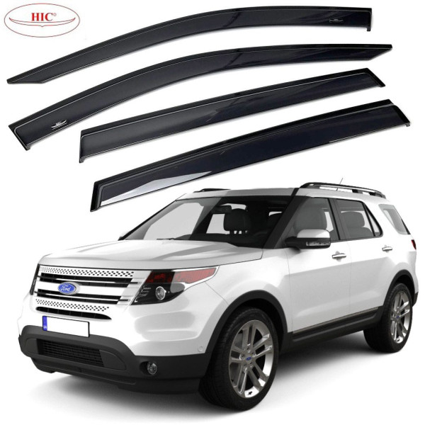 Дефлектори вікон вітровики HIC для Ford Explorer 2011-2019 Оригінал (FO81)