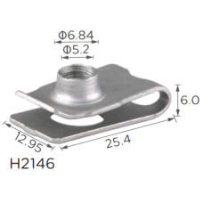 Скоба под винт L-25, 4x12, 95 D=5 Honda (90675SA5003)H2146)