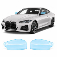 Антигравийная защитная бронепленка по лекалам для BMW 4 Series G22 facelift 2024- зеркала