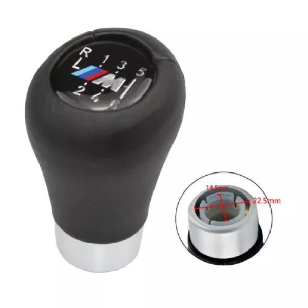 Ручка КПП для BMW Series E30 E32 E34 E39 E46 E60 (5 / 6 Швидкостей) Шкіра №2 (QZXN-A38)