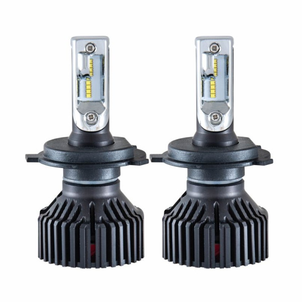 LED лампы автомобильные Solar H4 12/24 8000Lm 60W 6500K IP67 Радиатор и кулер 2 шт (8304)