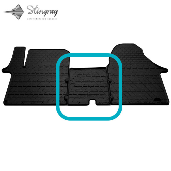 Килимок передній середній для Nissan Primastar 2002-2016 (1plus2)