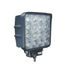 Додаткова LED фара 48W (3W*16) 10-30V 110x110x72 mm Далека (29-48W) 1 шт (2574)