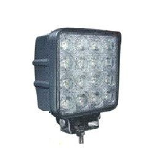 Додаткова LED фара 48W (3W*16) 10-30V 110x110x72 mm Далека (29-48W) 1 шт (2574)