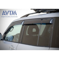 Дефлектори вікон вітровики для Mitsubishi Pajero Wagon (широкі) 2000-2006;2006-