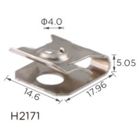 Скоба под винт L-17, 96x14,6 D=4 (W715835S300, W715835-S300, 1069428, 16215) (H2171)