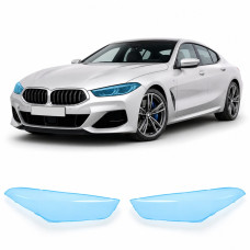 Антигравийная защитная бронепленка по лекалам для BMW 8 Series G15/G14/G16 facelift 2022- оптика (фары и ПТФ)