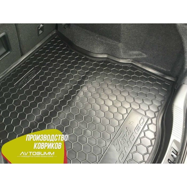 Автомобильный коврик в багажник Ford Mondeo 5 2015- Hatchback / Резиновый (Avto-Gumm)
