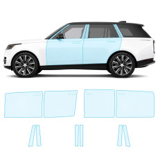 Антигравійна захисна бронеплівка за лекалами для Land Rover Range Rover L460 2022- зони дверей і стійки вікон