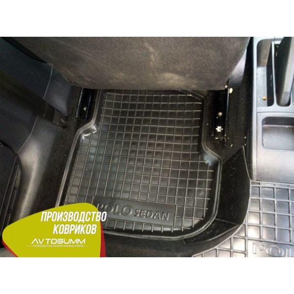 Автомобільні килимки в салон Volkswagen Polo Sedan 2010- (Avto-Gumm)