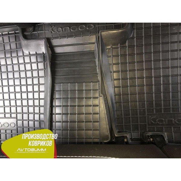Автомобільні килимки в салон Renault Kangoo 2 2008- (Avto-Gumm)