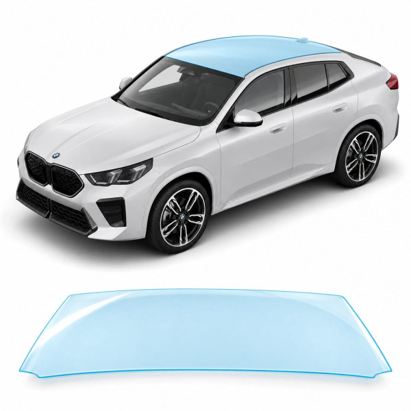 Антигравийная защитная бронепленка по лекалам для BMW X2 U10 2023- зона крыши