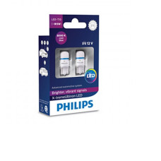 Світлодіод 12V Т10 Білий Ultinon Philips 127998000КХ2 8000K+50Lm 2шт