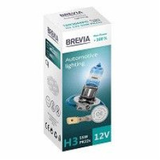 Автолампа галогенная Brevia Max Power +100% / H3 / 55W / 12V / 1 шт (12030MPC)