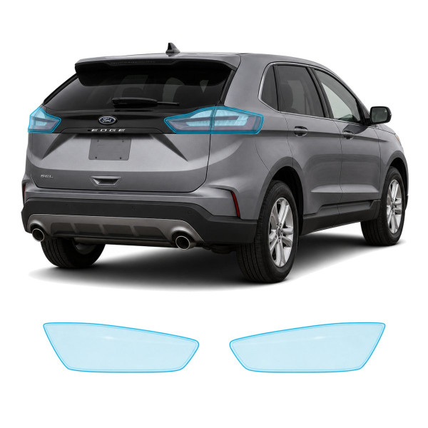 Антигравійна захисна бронеплівка за лекалами для Ford Edge (US) II facelift 2019-2024 - задні ліхтарі стопи
