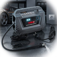 Компресор автомобільний 116psi 10А 25л (12 В DC / 220 В AC) від мережі та прикурювача Автостоп (VC-220 AC / DC)