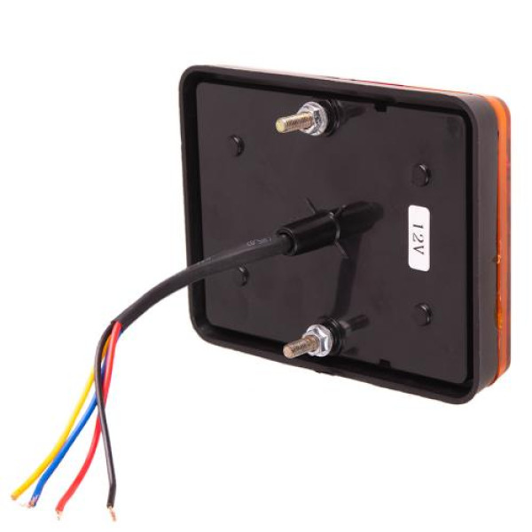 LED Задний фонарь квадратный 58LED 12V/ 120 х 95 х 23 мм 2 шт (BL-64908)