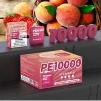 Elf Bar World PE10000 POD 5% Strawberry Juice Peach Клубника Сок Персика (Підряджається)