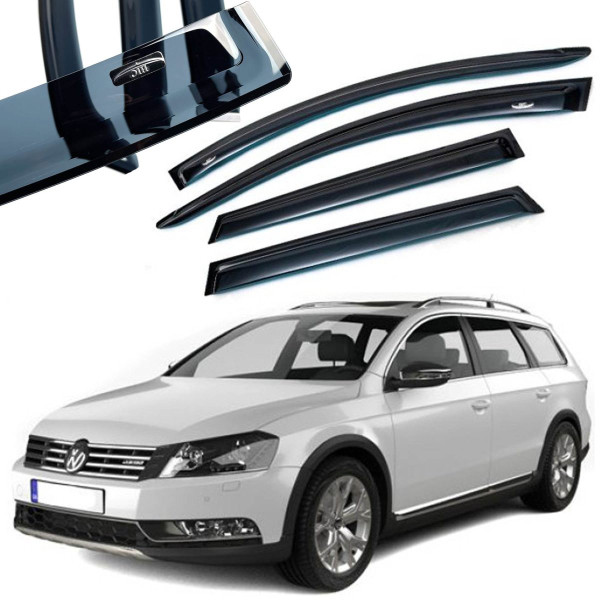 Дефлекторы окон ветровики HIC для Volkswagen B6 - B7 2005-2019 Variant Оригинал (VW25)