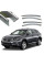Дефлектори вікон вітровики Benke для Lexus RX 350 - RX 270 2010-2015- Хром Молдинг Із Нержавіючої Сталі 3D