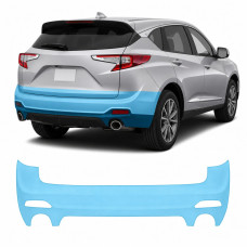 Антигравийная защитная бронепленка по лекалам для Acura RDX TC1 2019-2021 - задний бампер