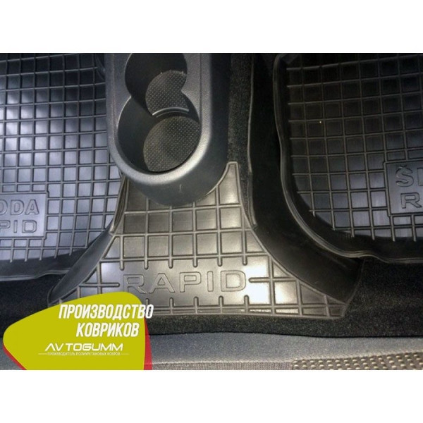 Автомобильные коврики в салон Skoda Rapid 2013- Avto-Gumm