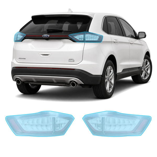 Антигравійна захисна бронеплівка за лекалами для Ford Edge (US) II 2015-2018 - задні ліхтарі стопи