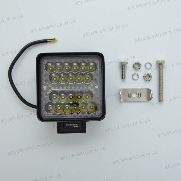 Додаткова LED фара 66W (3W*22) 10-30V 110x110x45 mm Далека 1 шт