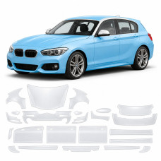 Антигравійна захисна бронеплівка за лекалами для BMW 1 Series F20 facelift 2015-2019 - повний кузов