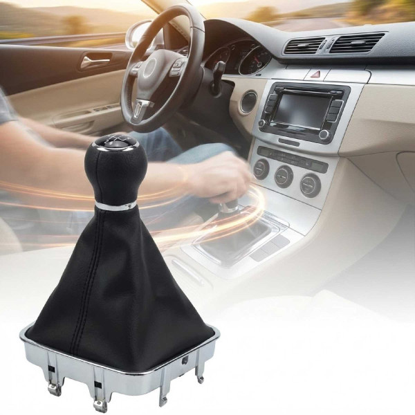 Ручка КПП з пильником у зборі Модельна для Volkswagen Tiguan I 2007-2015 (5 Швидкостей) FXVW-166-5G