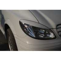 Реснички фар Fly для Mercedes Viano 04-13 Черные 2 шт